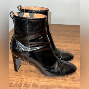 Jeffrey Campbell Chapel Patent Leather Boots Size 8.5